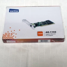NEW Netis AD-1102 Gigabit Ethernet PCI Adapter 10/100/1000Mbps, (32/64bits) Card