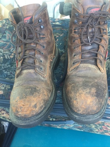 2222 Brown Steel Toe Boots 