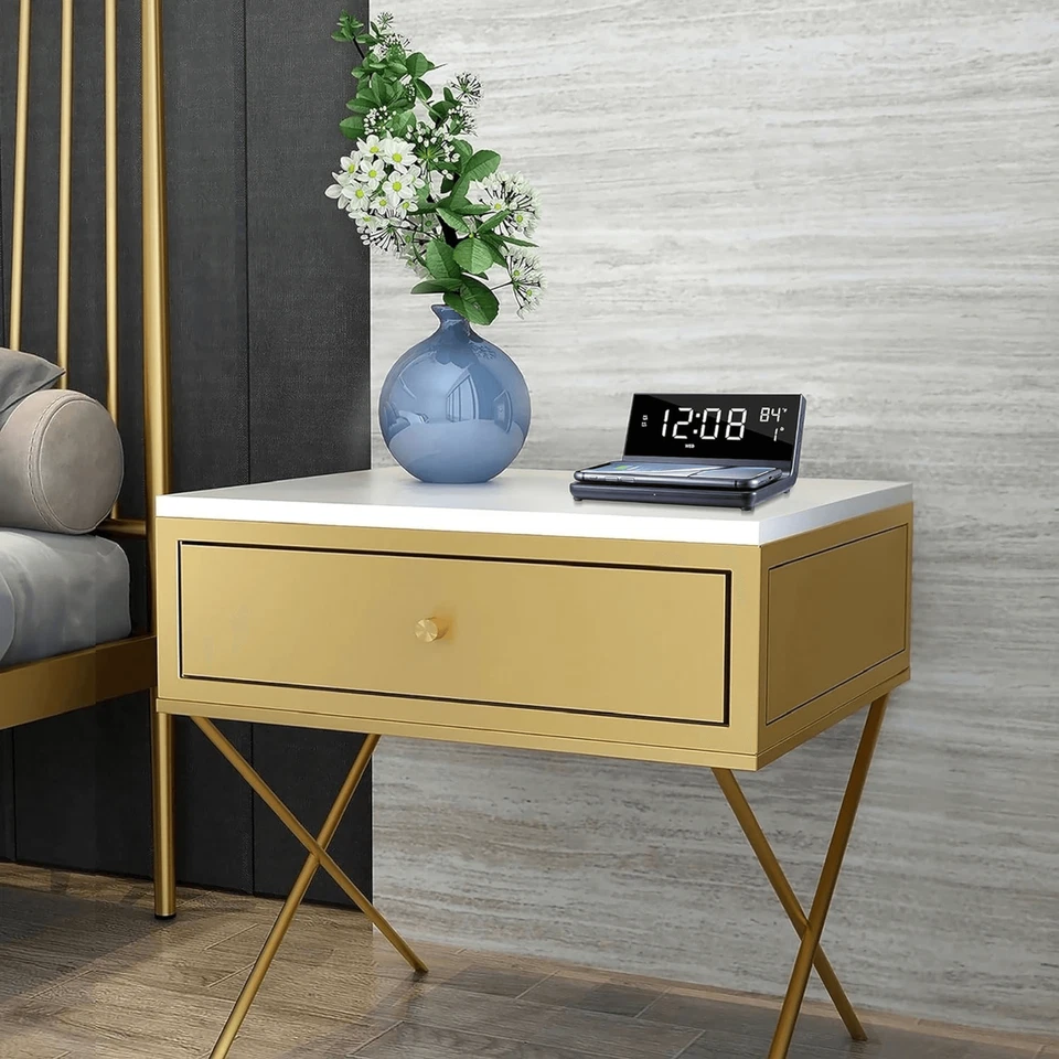 Supersonic Dual Alarm Clock with 2-in-1 Wireless Charger w 4 Brightness Levels - Image 2 of 4