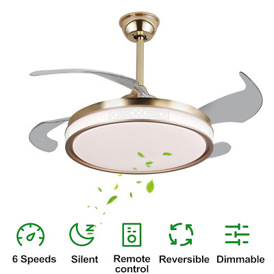 LED Deckenlampe Deckenventilator Licht Dimmbar Deckenleuchte Mit Fernbedienung