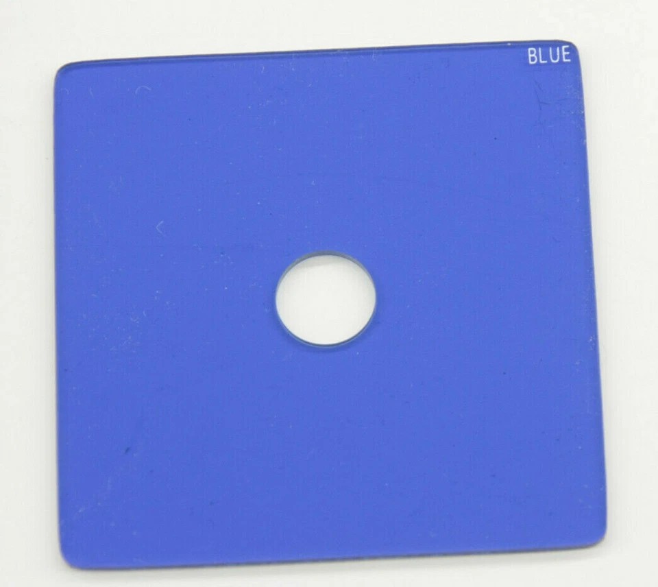 Tiffen iZumar - 2 5/8" Optical Resin Blue Center Spot Filter - Fair Glass -C1145 - Image 2 of 2