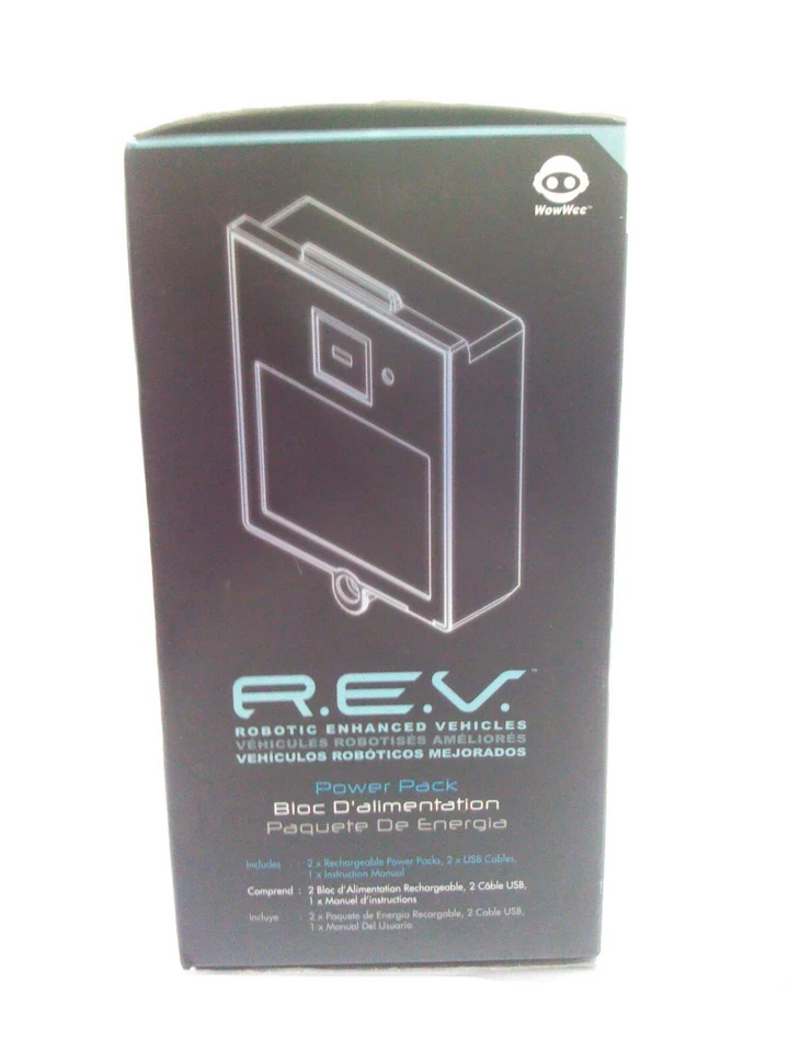 WowWee R.E.V. Robotic Enhanced Vehicles Power Pack - 2 Rechargeable Power Packs - Image 2 of 4