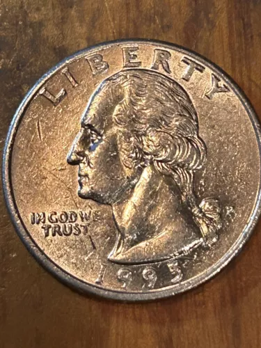 🌟🌟DIE Crack Spiked Head 1995 P WASHINGTON QUARTER ERROR OBVERSE🌟🌟