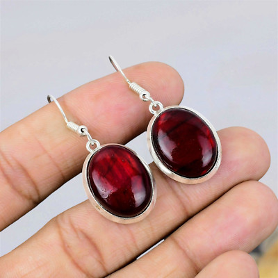 Red Labradorite Earring 925 Sterling Silver Handmade Earring Silver Earring