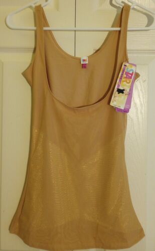 Spanx Lady Luxe Firm Shiny Sparkling Mesh Shaper Top  2347       L - Picture 1 of 3