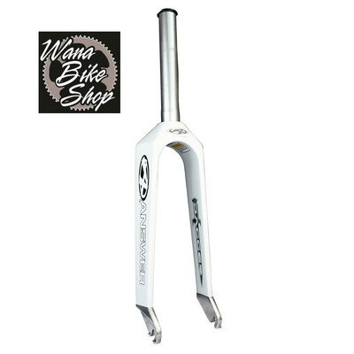 white bmx forks
