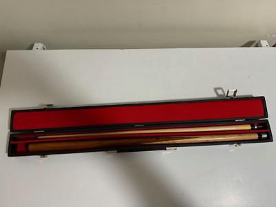 Schenley OFC Canadian Whisky Canadien Pool Cue with Case - Two Piece