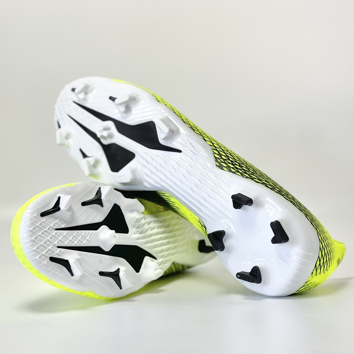 Adidas X Ghosted.3 LL FG Neon/Black Laceless Soccer Cleats  display picture 3