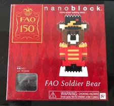 *NEW* NANOBLOCK FAO Schwarz 150TH Anniversary FAO Soldier Bear 58173