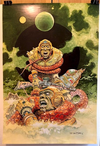 BILAL SABIK D'OPHIUCHIUS RARE AFFICHE OPTA 1974 LA PREMIÈRE AFFICHE DE BILAL - Bild 3 von 9