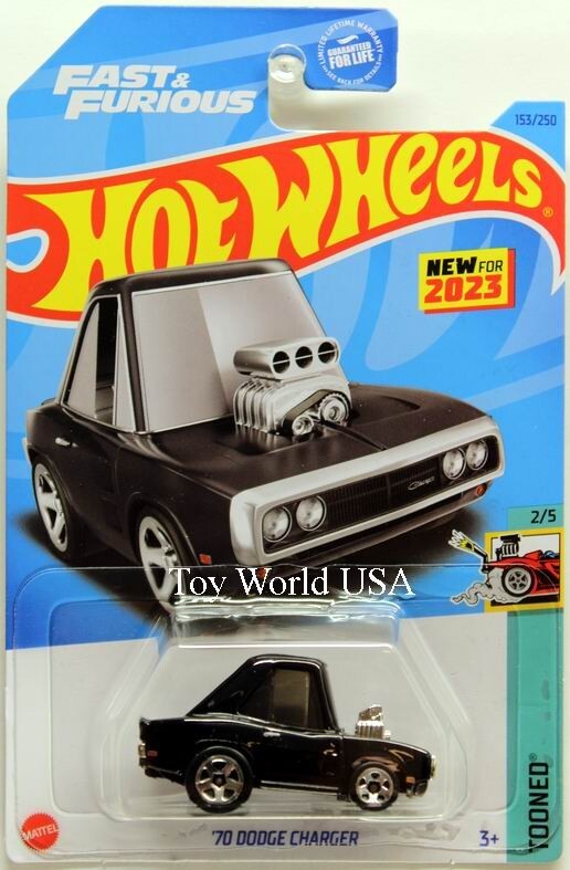 2023 Hot Wheels #153 Tooned '70 Dodge Charger Fast & Furious