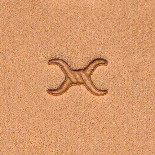 Border Barb Wire 4-Point D2180 Craftplus Leather Stamp - Picture 1 of 2