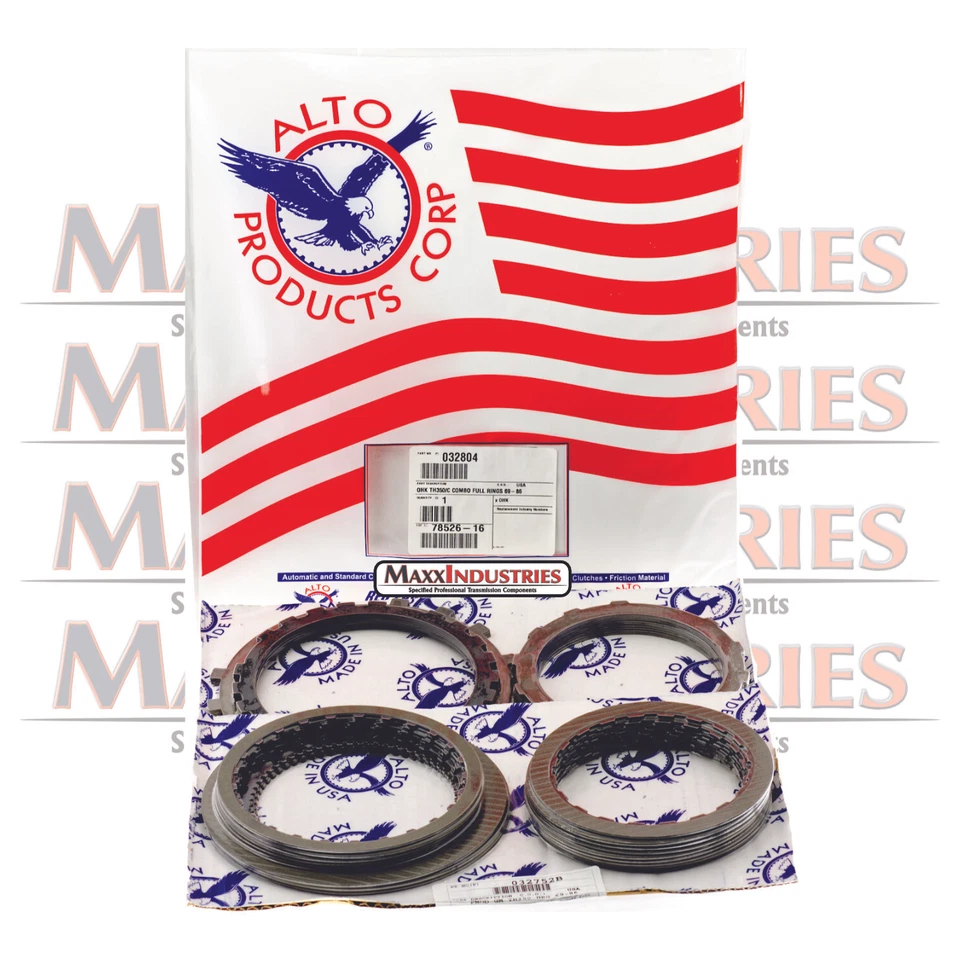 TH350 350C Master Reconstrucción Kit Alta Energía Verde Fricciones Alto 032905 Foto 2 de 4