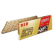 DID Kette 520ERT3-gold f&uuml;r SUZUKI TS125 R(L-N,P-T,SF15A)Umbau Kette520 Bj. 90-96
