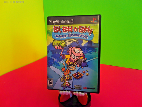 Ed Edd n Eddy The Mis Edventures (PlayStation 2) PS2 Complete CIB Reg Card