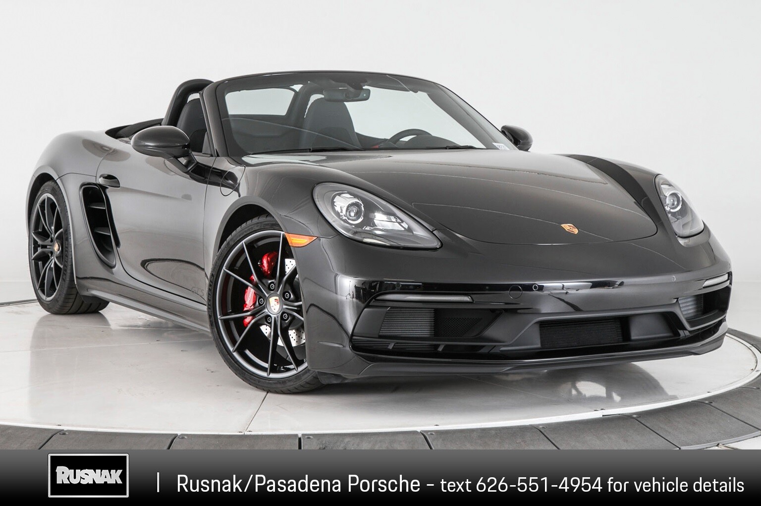 2018 Porsche Boxster GTS 2018 Porsche 718 Boxster, Jet Black Metallic with 58 Miles available now!