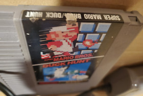 Nintendo NES Gray Zapper Gun Super Mario Bros/Duck Hunt Combo + manual Tested