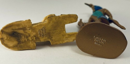 Safari Ltd. Hand Painted Plastic Ancient Egypt Sphinx 1" & Thoth 2.5" Figurines - Picture 4 of 6