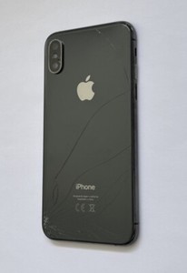 Original Apple iPhone XS Gehäuse Rahmen Glasbruch Für Refurbisch Spacegrau Black