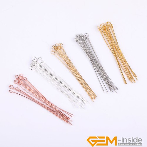 100Pcs Gold Filled Copper Ball Head Pins for Jewelry Making Findings 20