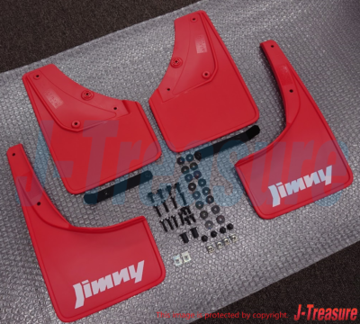 SUZUKI JIMNY SIERRA JB74W Genuin Mud Flap Red 4 Sheets Set 72201