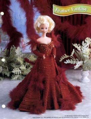 NEW ANNIES FASHION DOLL CROCHET CLUB FEATHER FANTASY