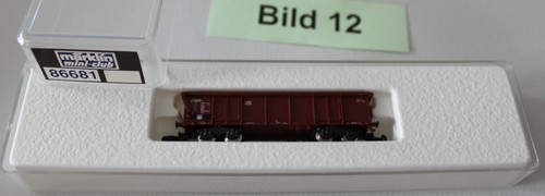 Märklin mini club, Spur Z, Art. 86681, Rolldachwagen der DB mit neuem Logo  | Zustand: Neu