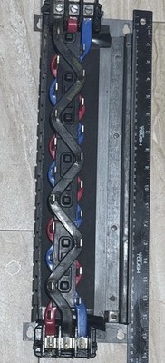 Zinsco Slyvania Challenger 100 Amp 3 PHASE 21 spaces electrical panel bussing