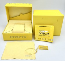 Original Invicta Uhrenbox Full Set -Box, Umkarton, Hangtag, Anleitung & Putztuch