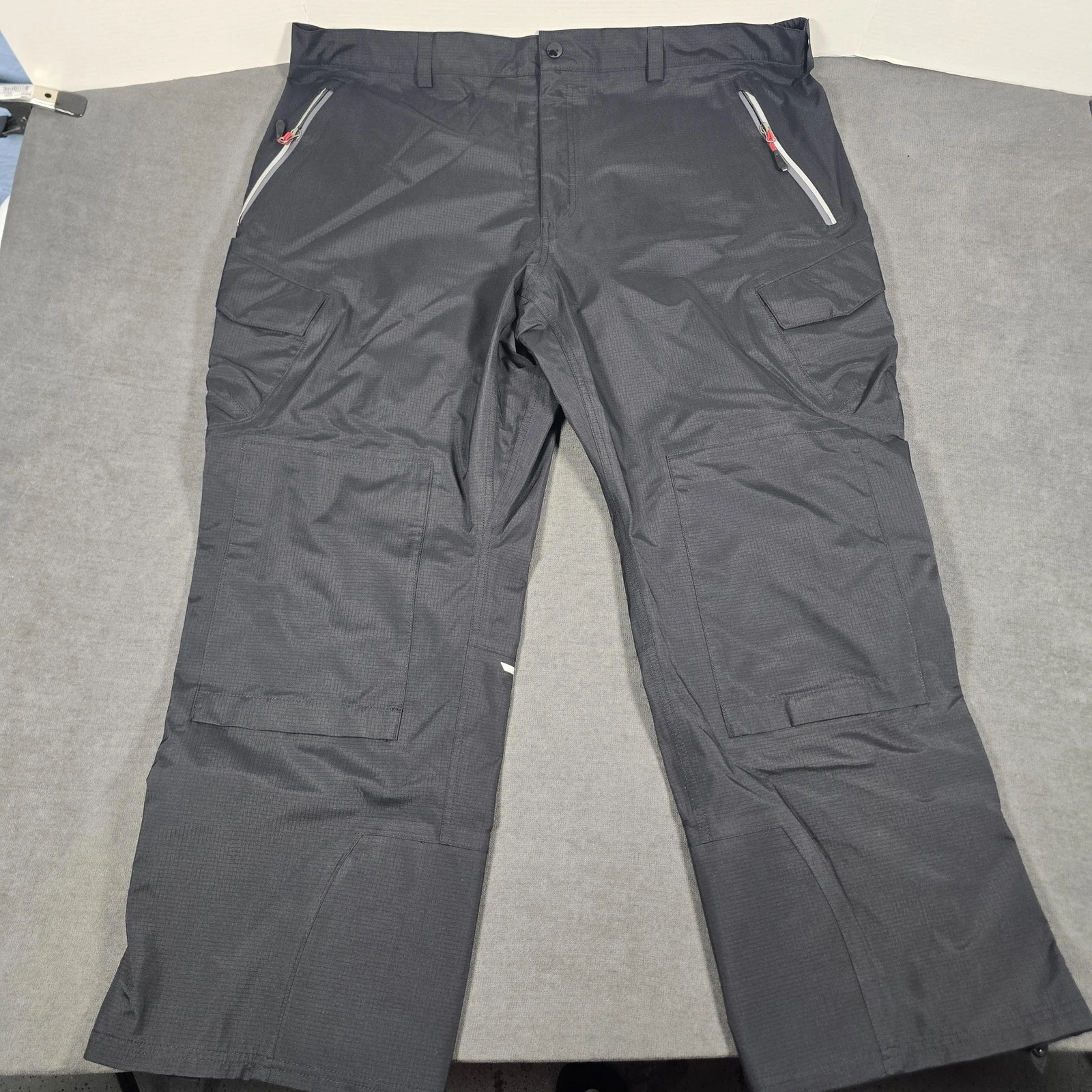 Alaskan Hardgear Duluth Trading Co Pants Mens 2XL X 30 Gray Rain Cargo Hiking