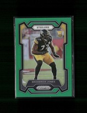 2023 Panini Prizm Green #385 Broderick Jones Rookie RC Steelers