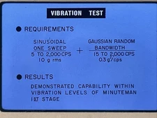 Vintage 1960's 35mm Slide Aircraft Curtiss-Wright Propeller Vibration Test Chart