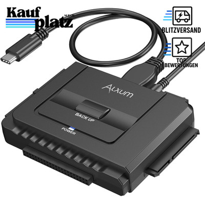 Festplatten Adapter USB 3.0 für 2,5-3,5 Zoll HDD SSD SATA extern