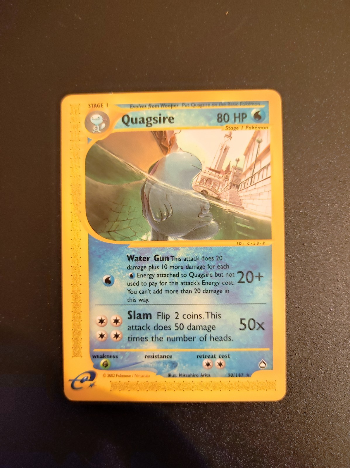 Pokemon Card - Quagsire 30/147 Aquapolis - Nm - Eng