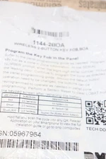 DMP 2 Button Replacement Transmitter Wireless Remote Control Keyfob 1144-2BOA