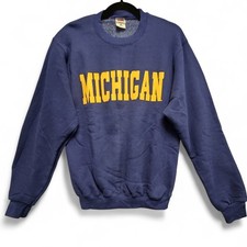 Vintage Michigan Fruit of the Loom Sweatshirt Mens Small / Womens M Made in USA