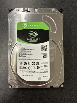 Seagate BarraCuda (5400RPM, 3.5-inch, 256MB Cache) 4TB Internal Hard Drive