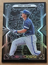 2022 Panini Chronicles #59 Corey Seager Obsidian Texas Rangers