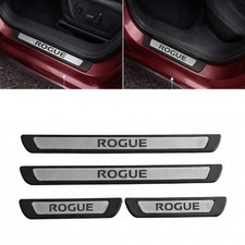 For Nissan Rogue 2008 To 2026 Door Sill Scuff Plate Scratch Protector 4pcs