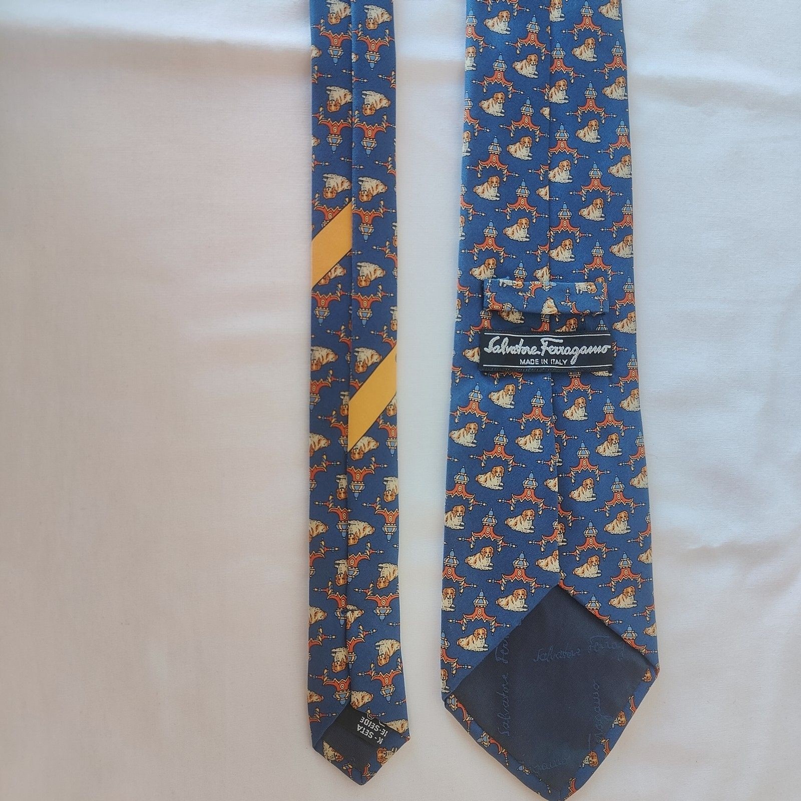 Navy Blue Animal Print All-Over Pattern — view 3