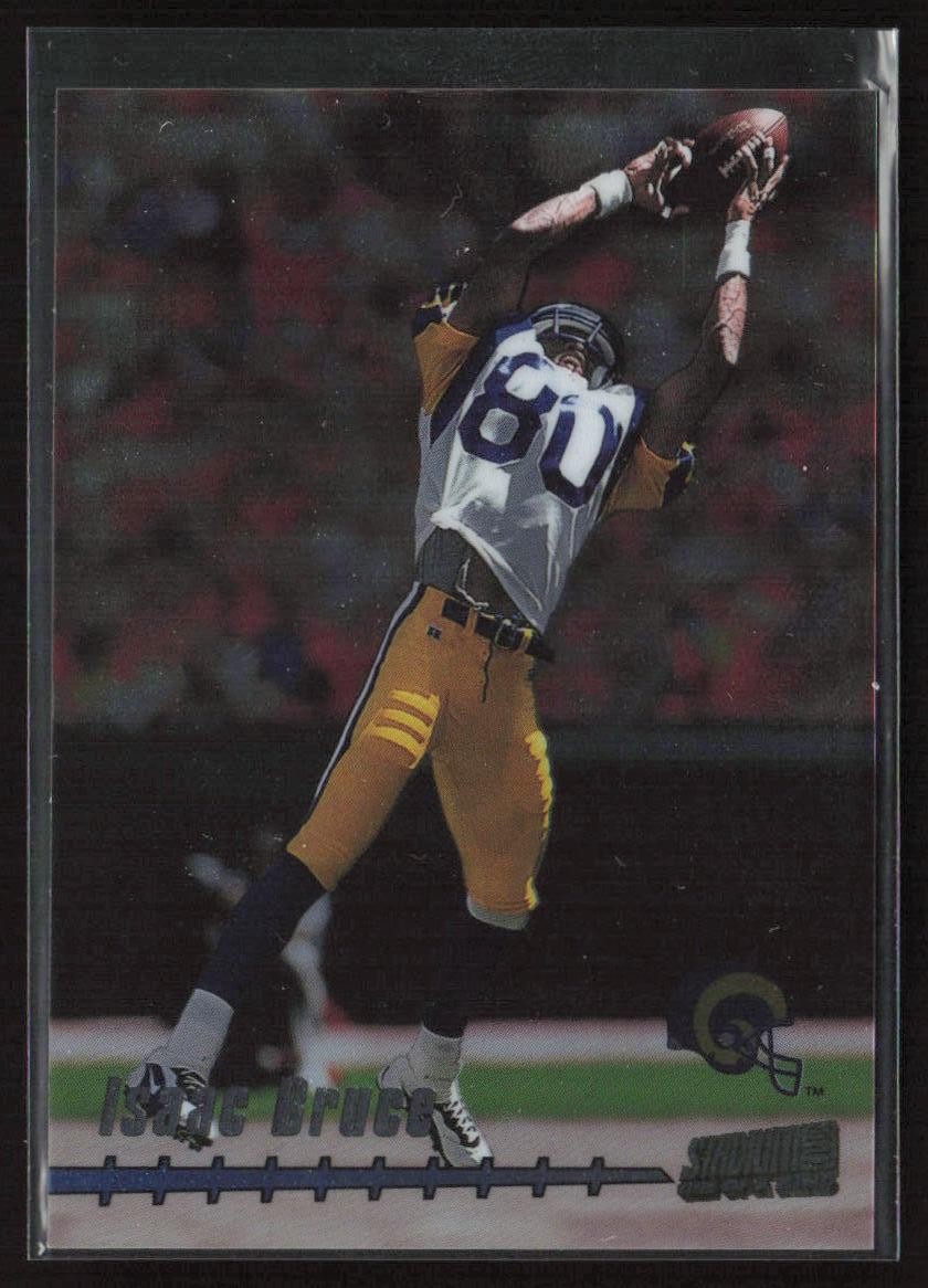 1999 Stadium Club First Day Issue #/150 Isaac Bruce #4 St. Louis Rams