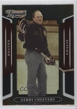 2008 Donruss Americana Sports Legends Gerry Cheevers #54 HOF 02v3