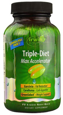 Worldwide 2 X Irwin Naturals Triple-Diet Max Accelerator� -- 72 Liquid Softgel