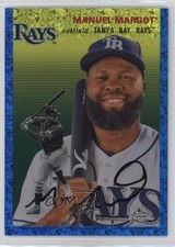 2023 Chrome Platinum Anniversary Blue Mini-Diamond Refractor Manny Margot 2k3