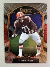 2020 Panini Select Rookie RC #90 Jedrick Wills Cleveland Browns Football Card