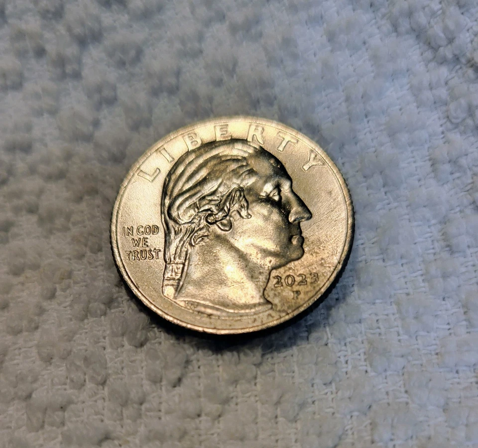 2023 P Eleanor Roosevelt Quarter RARE Reverse Die Crack Die Chips Error - Image 4 of 4