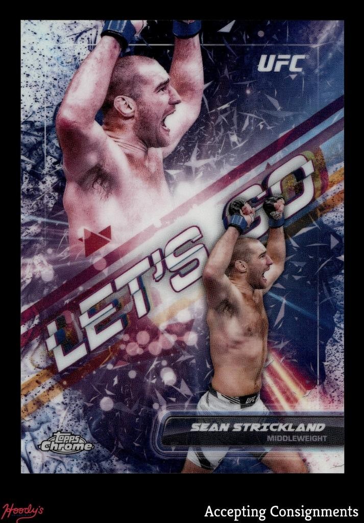 2024 Topps Chrome UFC Let's Go #LGO10 Sean Strickland SP