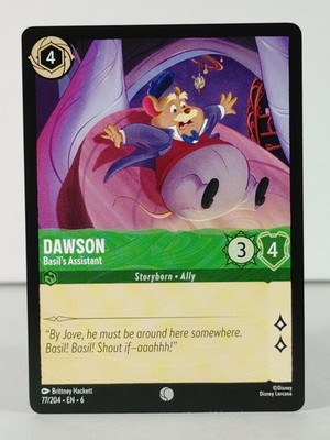 Dawson - Basil's Assistant - Azurite Sea - LORCANA  #77 - Singles