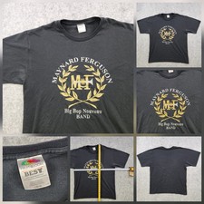 Vintage Maynard Ferguson T Shirt Mens Large Black Big Bop Nouveau Band Jazz 90s