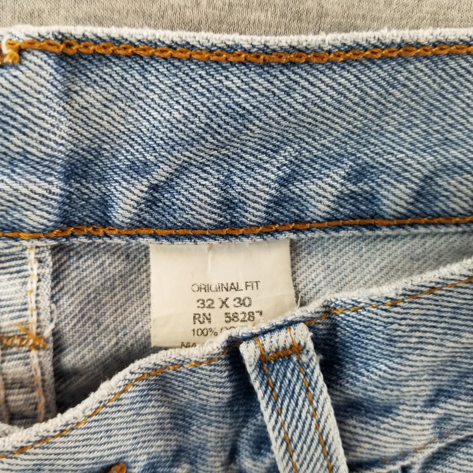 Faded Glory Jeans Men Sz 32x30 VTG Light Wash 100%Cttn Normcore Workcore Durable - Image 3 of 4